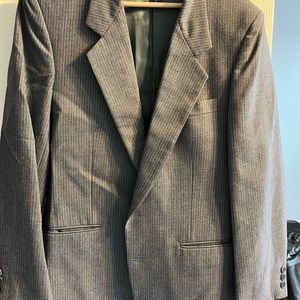 High quality formal coat/jacket grey color wool only one suit
